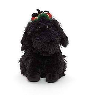 Disney Santa Paws MC RASTA Plush Stuffed Black PUPPY/ Dog 13 Toy 