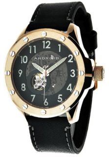 Android AD469ARK Watches,Mens Espionage Skeleton Rose Gold Plated 