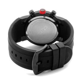 Red Line 50027 BB 01RD Watches,Mens RPM Black Dial Black Silicone 