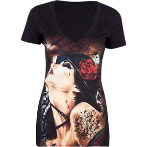 INFAMOUS x Brian Viveros Scorpio Rizing Womens Tee 198184100  