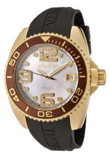 Invicta 1062 Watches,Womens Angel White Crystal Mother of Pearl Dial 