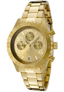 Invicta 1279 Watches,Mens Specialty Chronograph Gold Dial 18k gold 