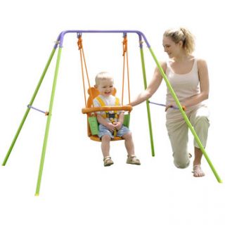 This folding Nursery Swing is an ideal first swing for baby, and will 