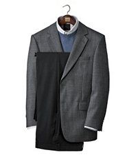 Tailored Fit 2 Button Coat and Plain Front Trousers