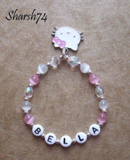 New SALE Baby Child Girls Hello Kitty Charm Name Bracelet Party Favors