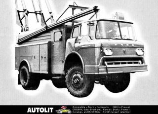 1960 Ford Marmon Herrington 4x4 Truck Factory Photo