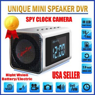 clock nanny cam in Security Cameras