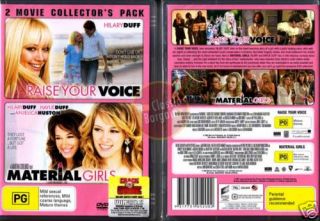 RAISE YOUR VOICE + MATERIAL GIRLS 2 dvd Hilary Duff NEW