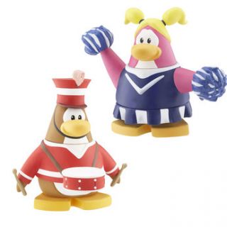 Club Penguin Mix n Match Marching Band/Cheerleader Figure Set   Toys 