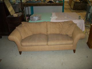 Excellent Ethan Allen Sofa / Couch Mid Century Modern Vintage Neutral 