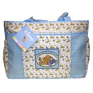 Classic Winnie the Pooh Disney Honey Pots Baby Large Tote Diaper Bag 