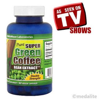 PURE GREEN COFFEE BEAN EXTRACT CHLOROGENIC ACID 800MG WEIGHT LOSS DIET 