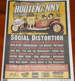 HOOTENANNY 2007 ~ SOCIAL DISTORTION ~ LEE ROCKER ~ BIG SANDY CONCERT 