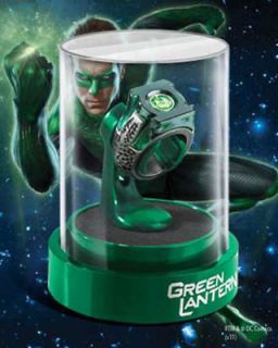 Green Lantern Prop Replica Power Ring and Presentation Display Box