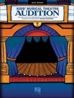 Hal Leonard Kids Musical Theatre Audition Boys Book/CD
