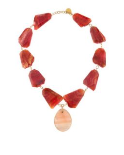 Agate and Moonstone Necklace   