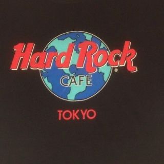   Cafe Tokyo Japan Womans Vintage T shirt Medium Black Planet Earth