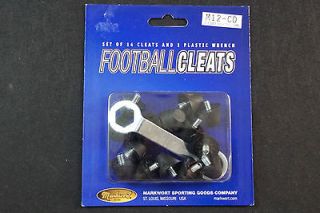 Half Inch (1/2) Plastic Football Lacrosse Replacement Cleats   14 Pack 