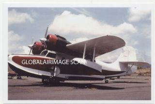 AIRLINER PHOTO GRUMMAN GOOSE CUTTERS GOOSE NC327 4X6 INCHES COLOR