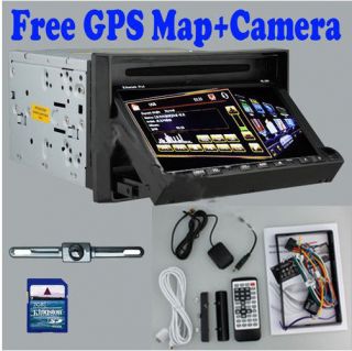   HEAD 2 DIN Car Stereo DVD Player GPS Navigation Radio PIP Ipod+Camera