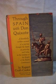 THROUGH SPAIN WITH DON QUIXOTE RUPERT CROFT COOKE BOOK