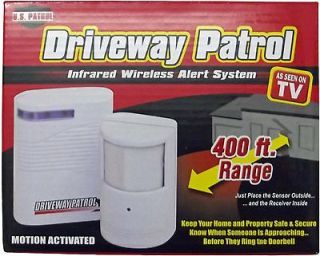   Patrol Wireless Security Alarm & Motion Sensor Indoor & Outdoor Use