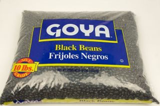 Pack / Bulk / Wholesale   Goya Dry Black Beans Bag of 10 Lb 