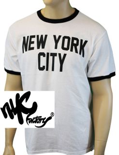 John Lennon Ringer Black and White New York City T Shirt The Beatles S 