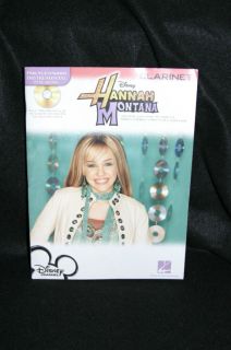 Hannah Montana CLARINET Book Hal Leonard wCD 15 songs