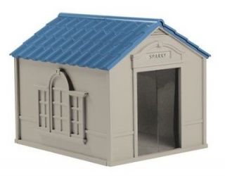   Durable Resin All Weather X Large Outdoor Pet Dog House 2Days Ship
