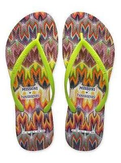 BRAND NEW Missoni Havaianas Summer 2012 Capsule Collection US 7/8 size 