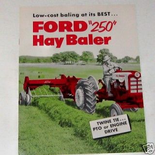 Ford 250 Hay Baler Sales Brochure