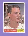 1961 Topps Ken Hamlin #263 Angels EX+/EXMT *2263*
