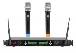 GTD Audio 2x100 Ch UHF Wireless Hand Held Microphone Mic System G 522H