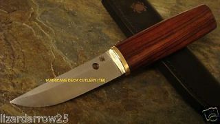   Puukko Ethnic Knife w/Leather Sheath Ironwood Handle CPM S30V FB28WDP