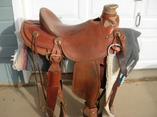 McCall Lightweight Wade Western Roping Saddle 16inch QH tree