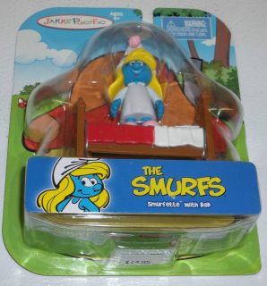 2009 Jakks Pacific The Smurfs Smurfette With Bed