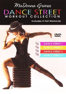 MaDonna Grimes   Dance Street Workout Collection DVD, 2006, 4 Disc Set 