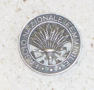 Newly listed WW2 ITALY MUSSOLINI FASCIST MEDAL FASCIO NAZIONALE 