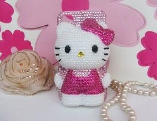   Bling Black Hello Kitty BOW for cell Phone iPhone5 5G Case Cover NEW