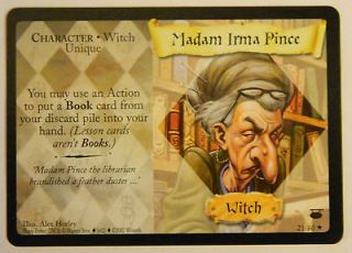 Harry Potter Trading Card Game TCG Diagon Alley Madam Irma Pince 21/80 