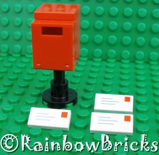  Post Box 2x2x2 With 3x White Letter/Envelope Tiles (4345/4346)   New