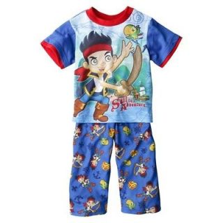 Jake and the Neverland Pirates Toddler Boys 2T Pajama Set Short Sleeve 