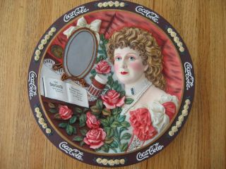Coca Cola Plate~Hilda Clark Calendar~1901 Repo.~NIB~
