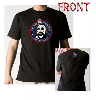 Captain Spaulding for President T shirt XLG House of 1000 Corpses Rob 