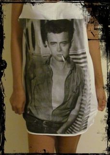 Ladies James Dean Vest*** Free Size Tank Top T Shirt ***NEW***
