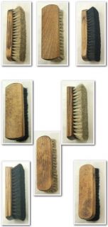 TZ Premium Horsehair Shoe Polishing Buffing Brushes for boots & Shoes