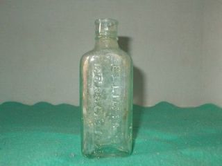 Antique Aqua Ellimans Embrocation bottle medicine liniment