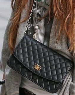 Womens Cute Shoulder Chain PU Leather Messenger Hand bag Baguette HB30