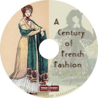 Century of French Fashion {192 Vintage Full ColorImages} on CD ღ 